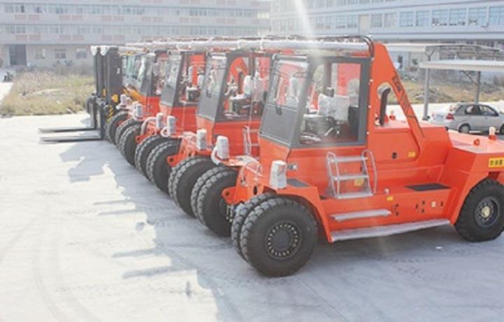 wózek widłowy o dużej ładowności 25 ton heavy duty forklift 25 ton