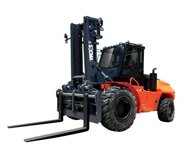 SOCMA 8 -tonowe artykułowe 4WD 4*4 OFF TIRE TIRES Container Fork Lifter 2ton 2.5ton 3ton 3,5ton Rough Trerain Forklift z biegiem bocznym