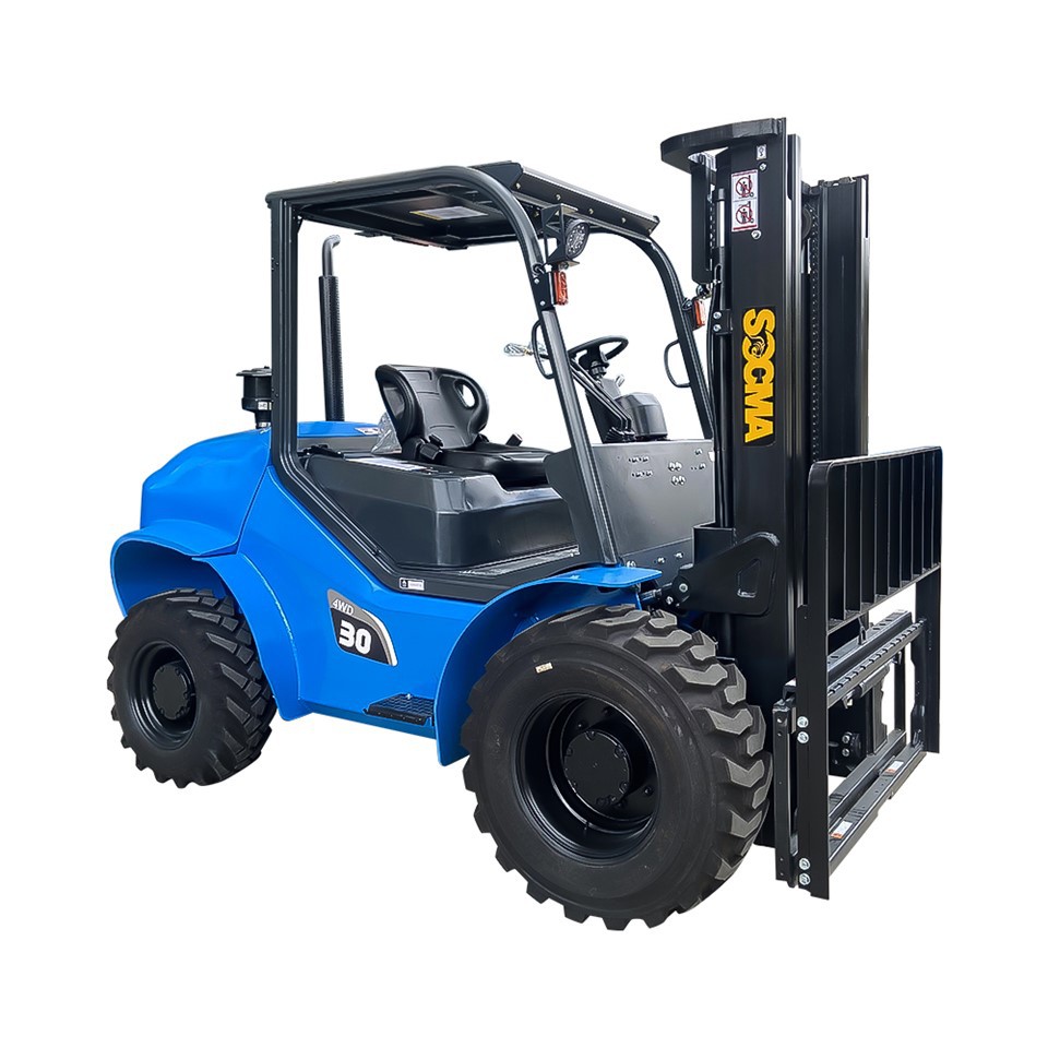 SOCMA 3 ton all-terain off Road 4x4 cztery koła napęd na cztery koła 4WD Rough Trerain Forklift