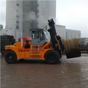 25-tonowy ciężki wózek widłowy Roll Roll Prong